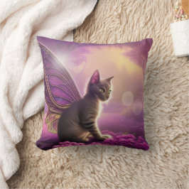 Flutter Mytt Kitty (Throw Kissen) Kissen