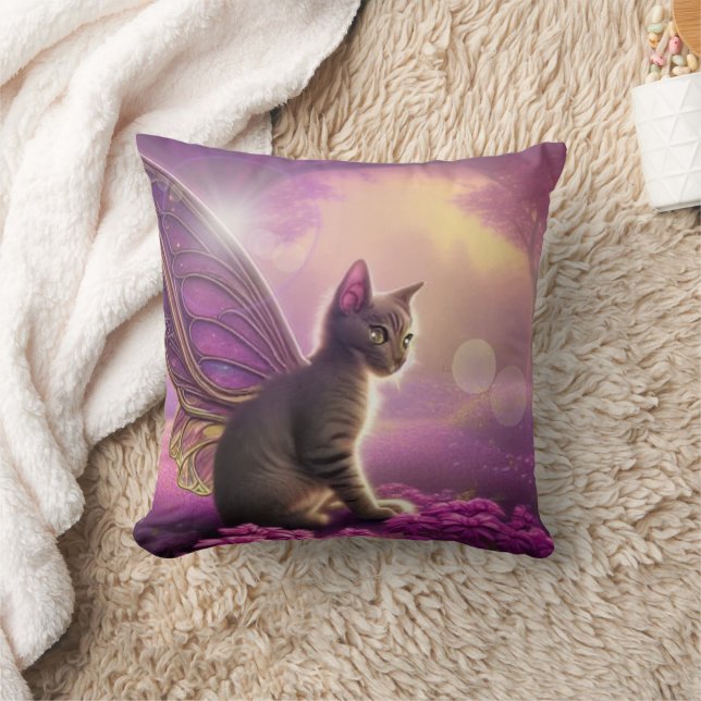 Flutter Mytt Kitty (Throw Kissen) Kissen (Decke)