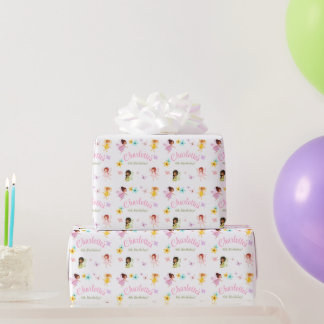 Flutter und Twirl Fairy Birthday Party Geschenkpap Geschenkpapier