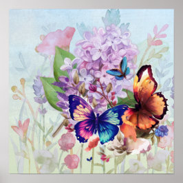 Flutterblüten Poster