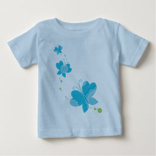 FLUTTERBY BUTTERFLIES :: Reihe von drei 2 Baby T-shirt