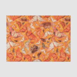 Flutterby Fall-Schmetterlinge orange Seidenpapier