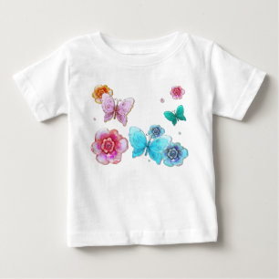 Flutterby Graffiti Juwelen für BABY Baby T-shirt