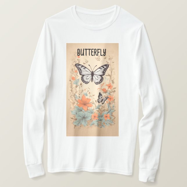 Flutterfisch: Butterfly Bliss Collection" T-Shirt (Design vorne)