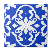 Fluttering Blue Small Tile