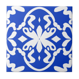 Fluttering Blue Small Tile Fliese