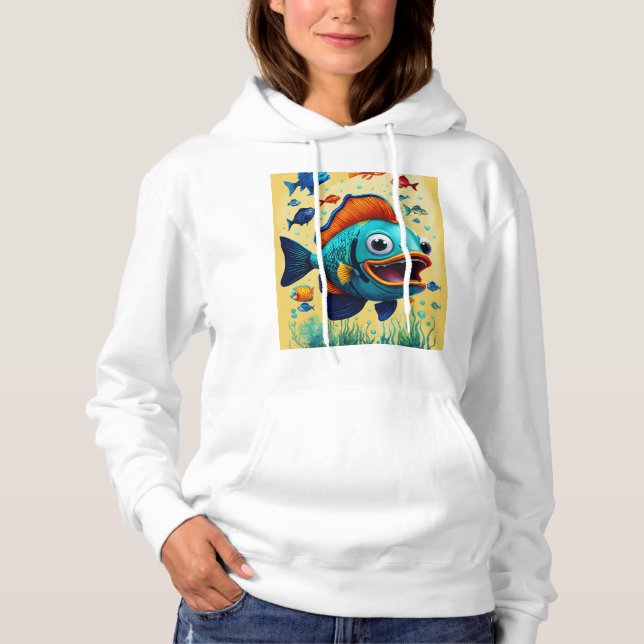 Fluttering Elegance: Schmetterling Hoodie (Vorderseite)