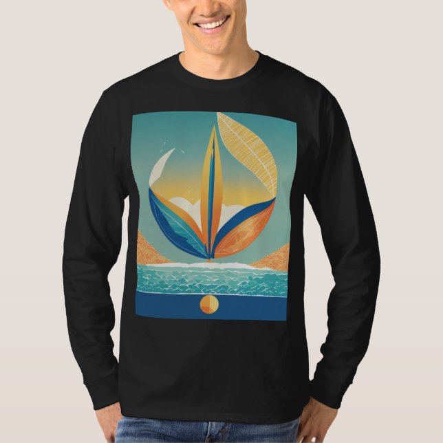 Fluttering Flügel: Künstlerische Schmetterlingsmus T-Shirt (Vorderseite)