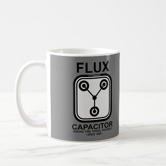 FLUX Capacitor 1,21 Gigawatt Kaffeetasse (Links)