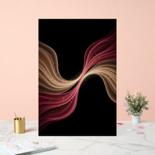 Flux éternel d'amour — Art romantique Abstrait