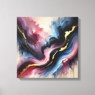 Flux Éthéré – Impression sur toile d'art abstrait 