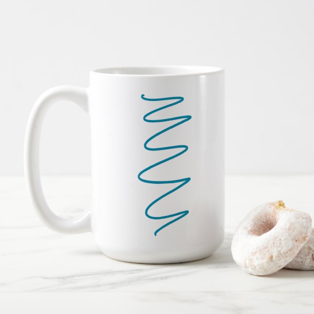 "Flux Swirl" Kaffee-Tasse Kaffeetasse (Mit Donut)