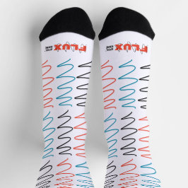 "Flux Swirl"-Socken für Gemusterte Crew Socken