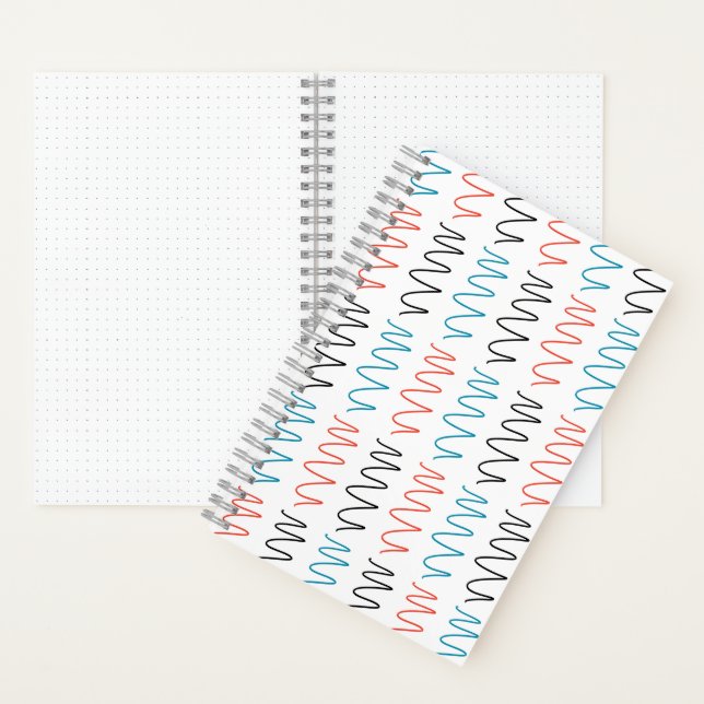 Flux Swirl Spiral Notebook Notizbuch (Innen)