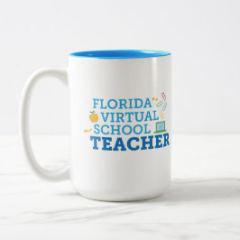 FLVS-Lehrer-Kaffeetasse Zweifarbige Tasse