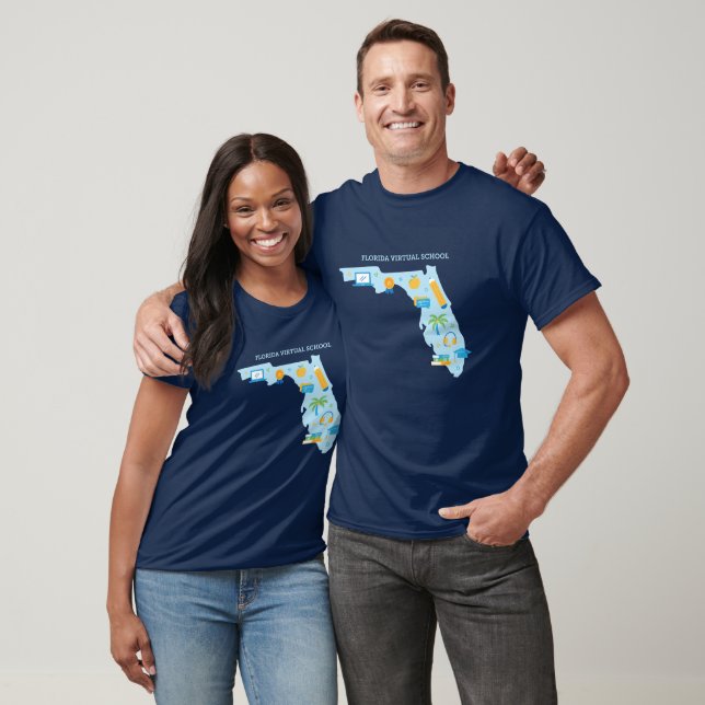 FLVS, T - Shirt Florida (Marine) (Unisex)