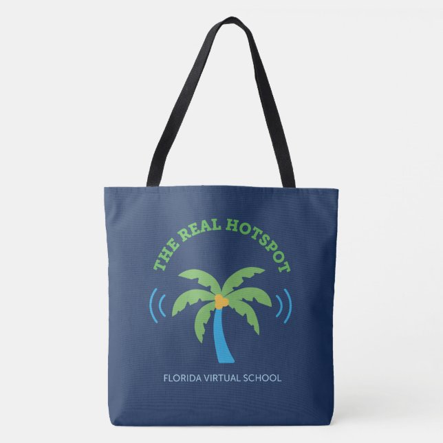 FLVS "The Real Hotspot" Navy-Tasche Tasche (Vorderseite)