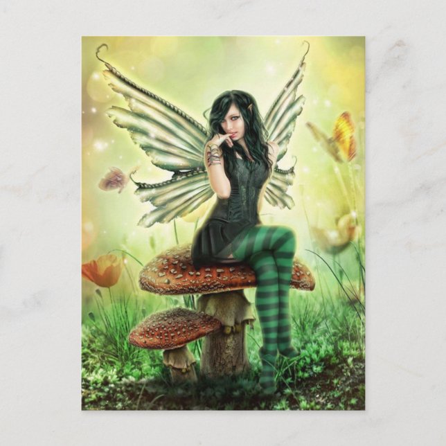 Fly agaric Fairy Postkarte (Vorderseite)