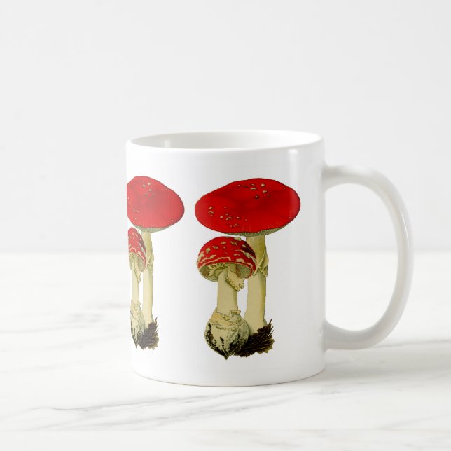 Fly agaric mushroom kaffeetasse (Rechts)