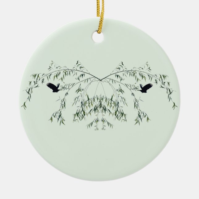 Fly Away Birds Keramik Ornament (Vorne)