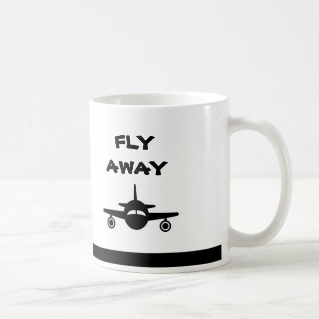 Fly Away - Kaffee/Tee-Tasse Kaffeetasse (Rechts)