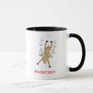 Fly Boy Christmas Rentier, mit sandigem Schlauch Tasse