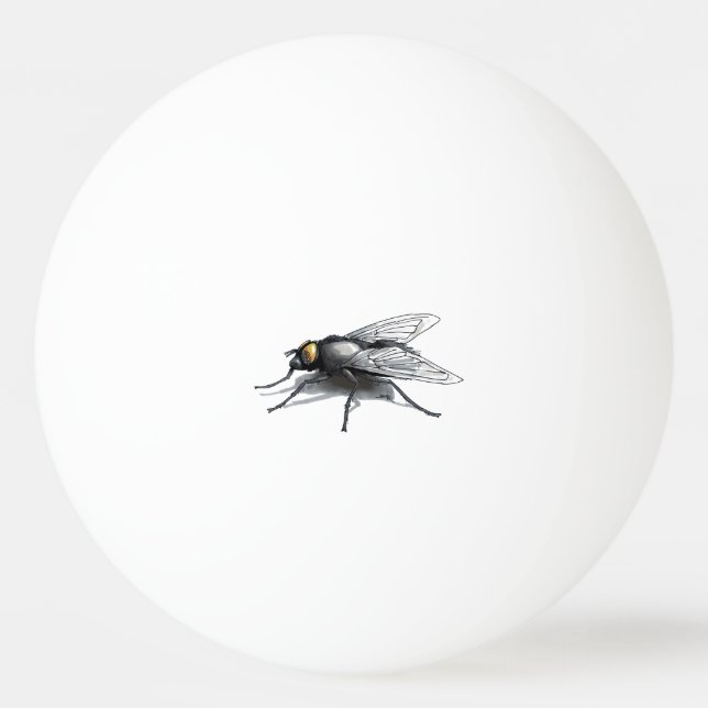 Fly Buddy 1-Sterne-Tischtennisball Tischtennisball (Vorderseite)