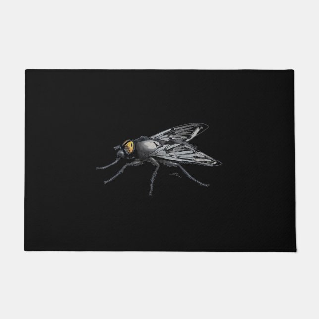 Fly Buddy Black Doormat Fußmatte (Vorderseite)