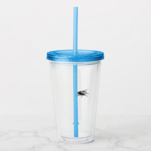 Fly Buddy Blue Acryltumbler Acryltrinkbecher