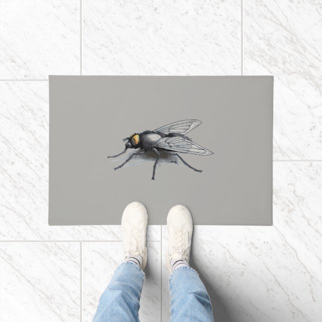 Fly Buddy Grey Doormat Fußmatte (Indoor)