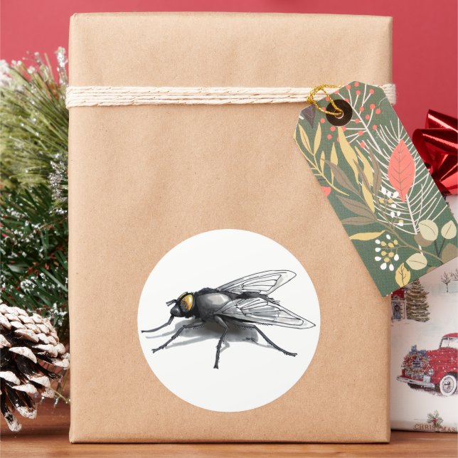 Fly Buddy rundet große Aufkleber (Feiertag)