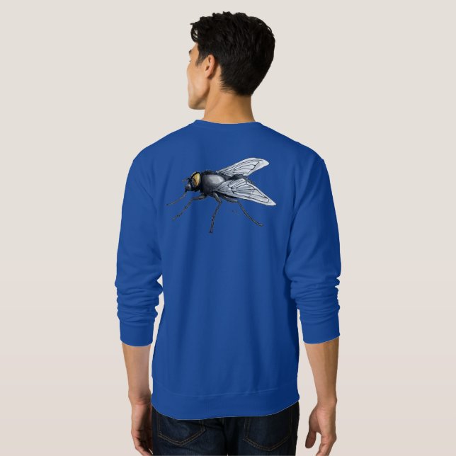 Fly Buddy sweatshirt bleu (Dos entier)