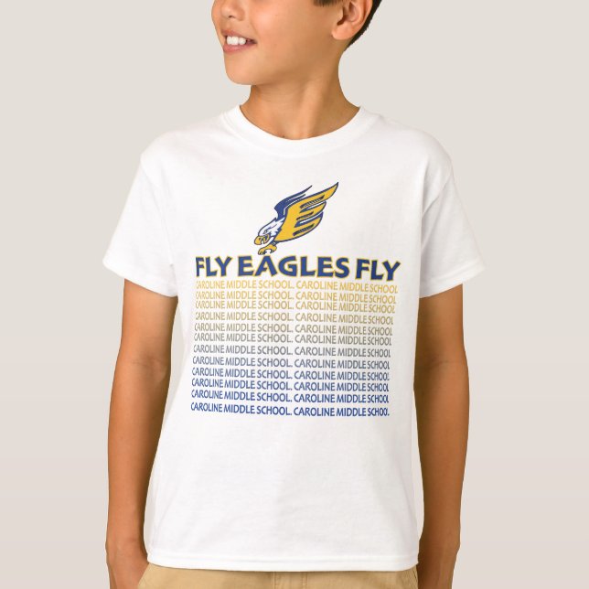 FLY EAGLES FLY, Fan-T - Shirt (Vorderseite)