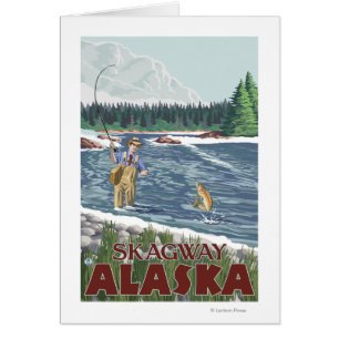 Fly Fisherman - Skagway, Alaska