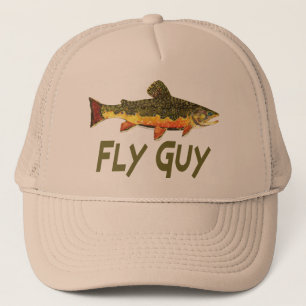 Fly Fishing Brook Trout Fisherman Truckerkappe