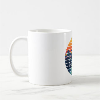 Fly Fishing Drift Boat River Therapy Retro Gift Kaffeetasse