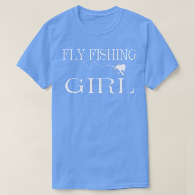 Fly Fishing Girl T-Shirt (Design vorne)