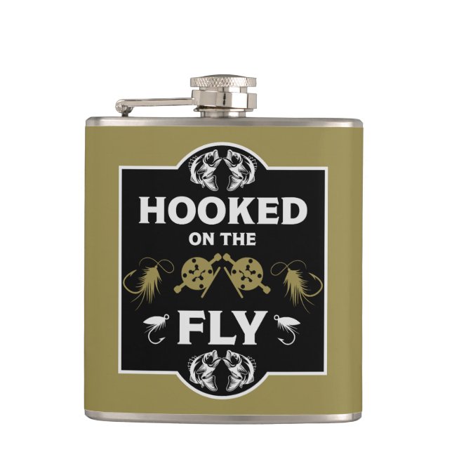 Fly Fishing Kanada Flachmann (Vorderseite)