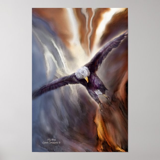 Fly Free Art Poster/Print Poster (Vorne)