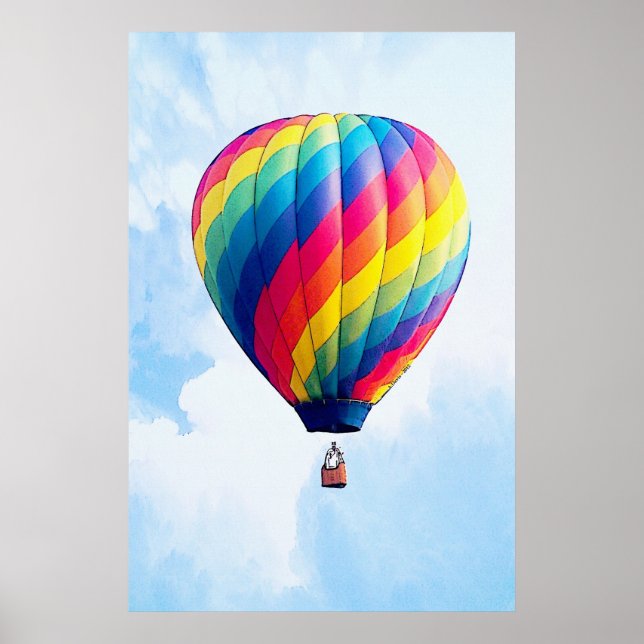 Fly Free my Hot Air Ballon! Poster (Vorne)