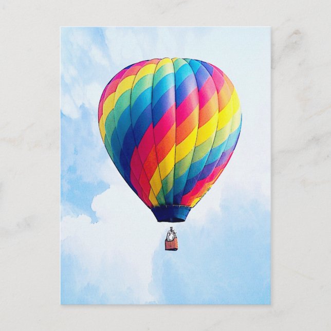 Fly Free my Hot Air Ballon! Postkarte (Vorderseite)