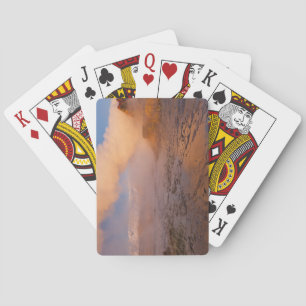 Fly Geyser in der Black Rock Wüste Spielkarten