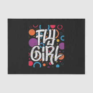Fly Girl 90er 90er Jahre Hip Hop Disco Party Seidenpapier