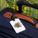 Fly God Superhero Fly Insect Character Gepäckanhänger<br><div class="desc">Spot your bags instantly with these Fly God luggage tags. Featuring a bold superhero insect character, these tags bring an urban streetwear graphic flair to your travel gear. The funny cartoon bug design is easy to recognize on any airport carousel, while the retro comic art style adds a unique touch...</div>