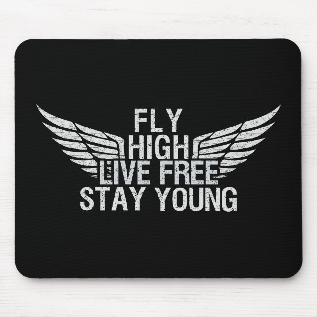 FLY HIGH Custom Mousepad (Vorne)
