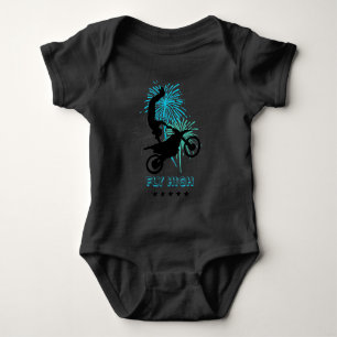 Fly High Motocross Baby Strampler