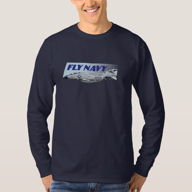 Fly Navy T - Shirt (Vorderseite)
