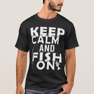 Fly Rod Fliegenfischen Amerikanische Flagge Retro T-Shirt