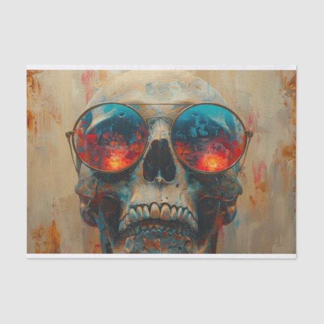 Fly Skeleton4 Seidenpapier (Vorderseite)