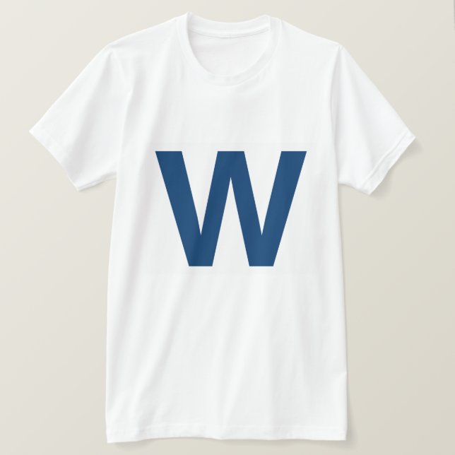 Fly the W, Chicago Baseball Men's T - Shirt (Design vorne)